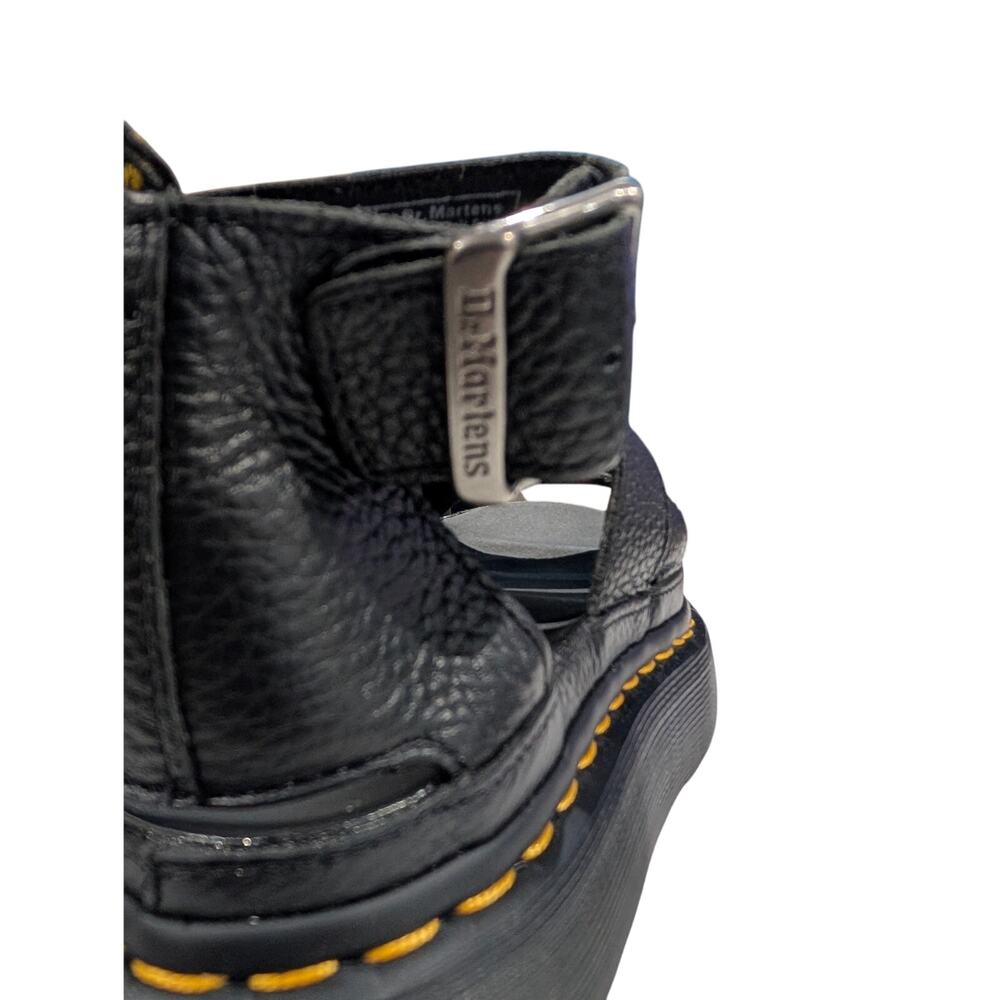 Dr. Martens Clarissa II Quad Womens 6 Leather Platform Black Buckle Sandals NWOB - Picture 8 of 9